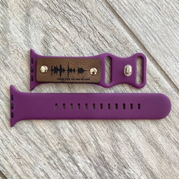 Amazing Grace, How Sweet The Sound Soundwave Band For Apple 42-49mm - Purple - Picture 2 of 3